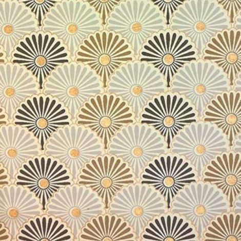 Papier Handmade Happy Color A4 Gold Rozety Kremowe, 1szt